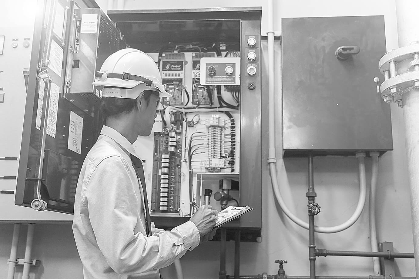 Engineer inspection Industrial fire control system